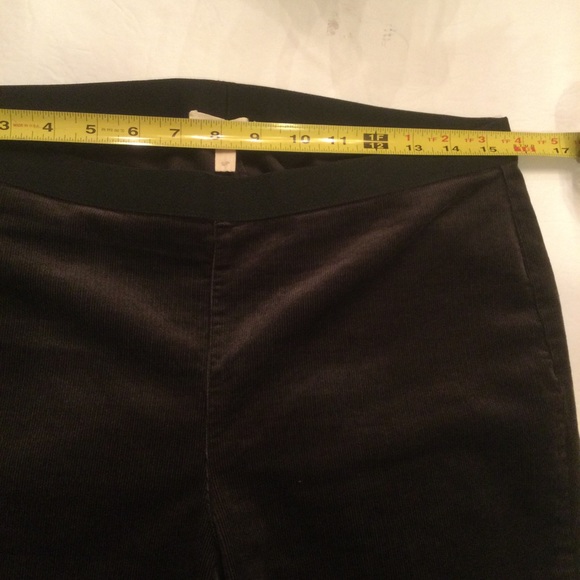 Eileen Fisher Organic Cotton Tencel Pull On Fine Whale Corduroy Pants Size SP - Picture 7 of 10